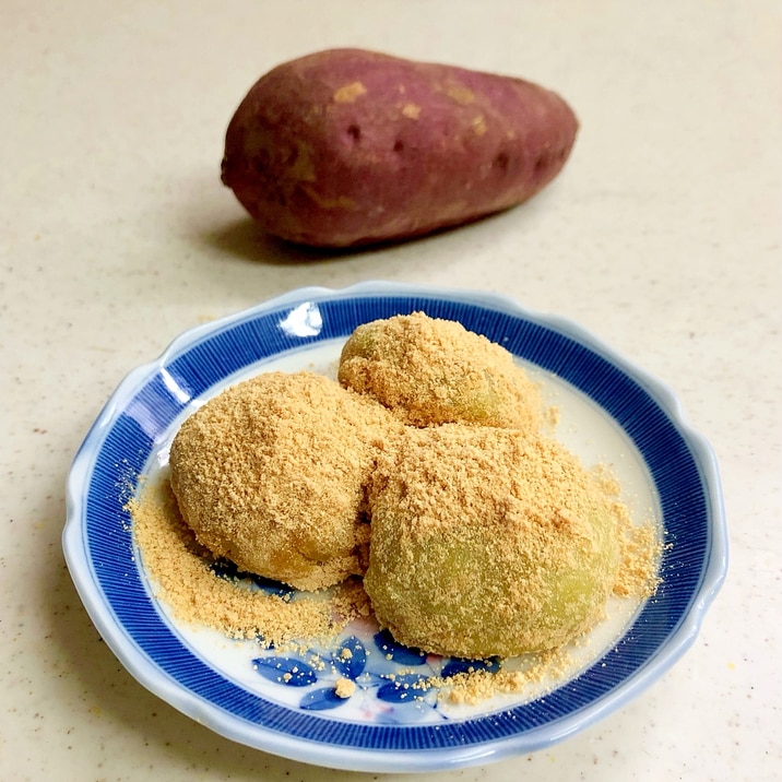 ★レンジで簡単!さつまいも餅★